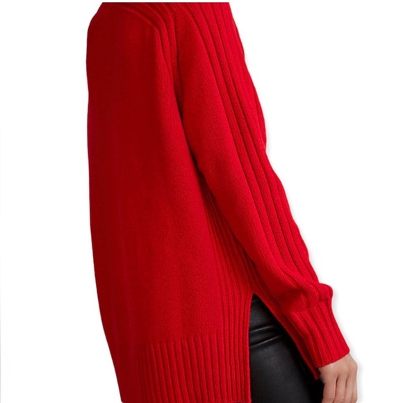 NWT🍁Polo Ralph Lauren Wool Cashmere Blend Pullover Red Turtleneck Sweater- Sz M - Picture 2 of 15